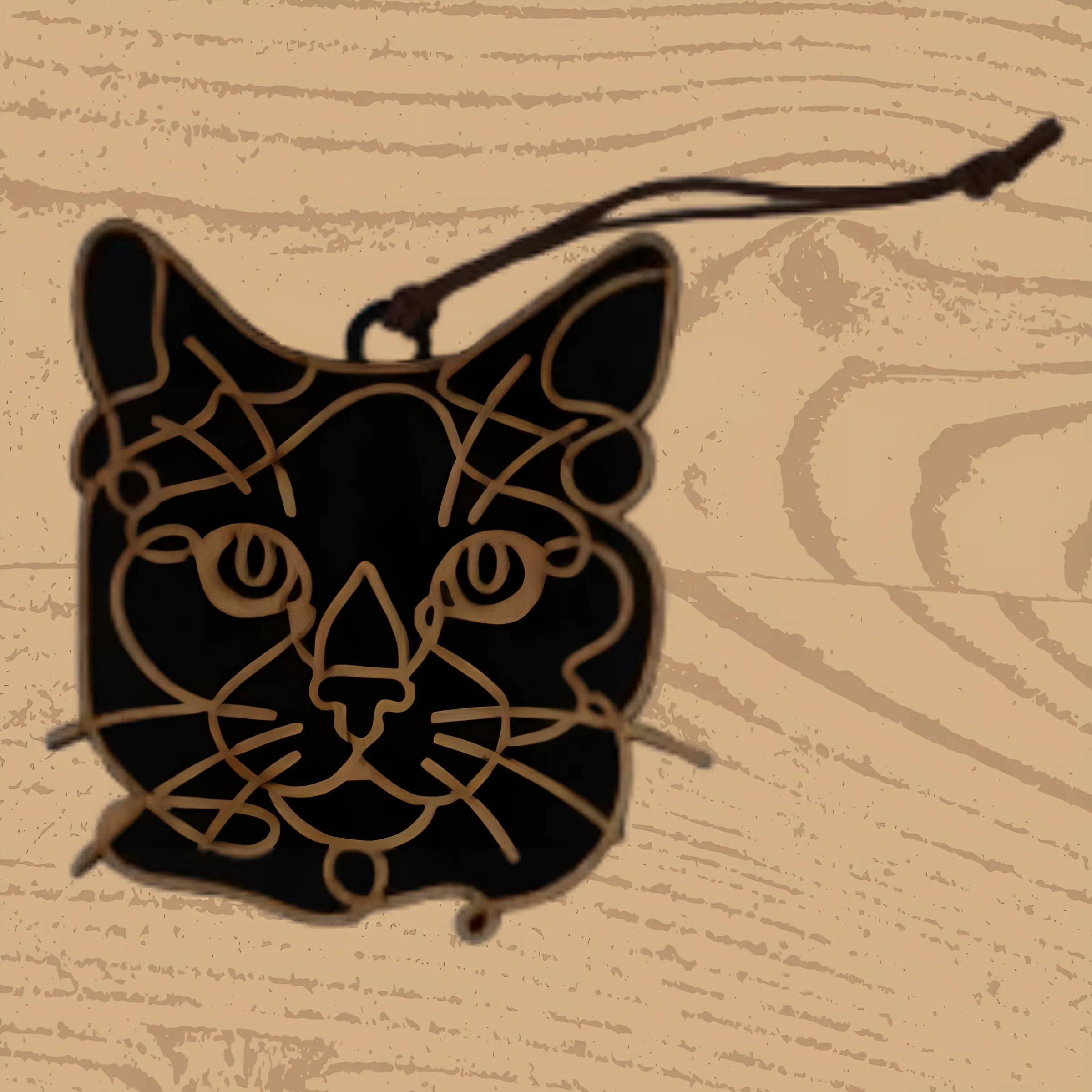 Siamese Cat Ornament – Elegant Handcrafted Décor