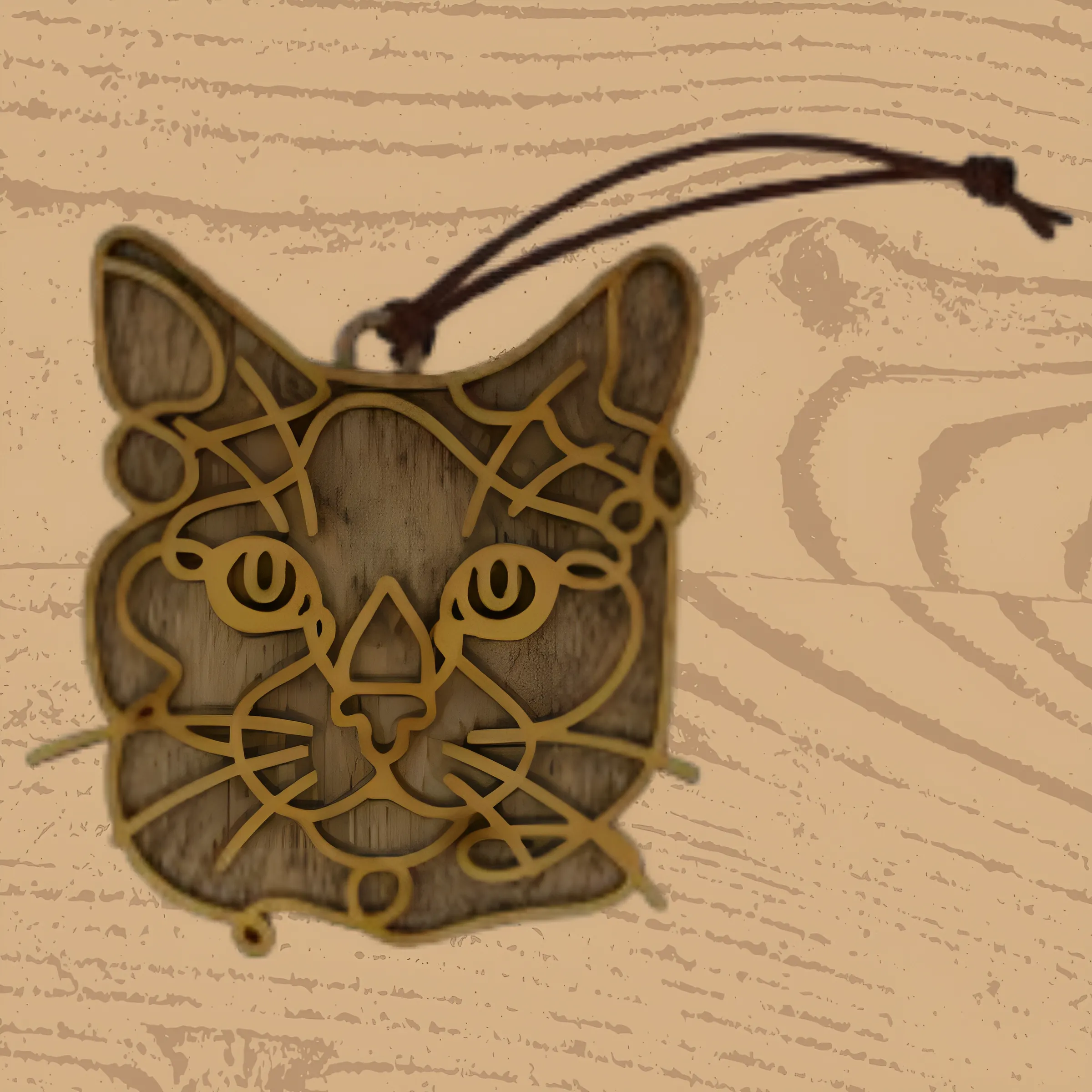 Siamese Cat Ornament – Elegant Handcrafted Décor