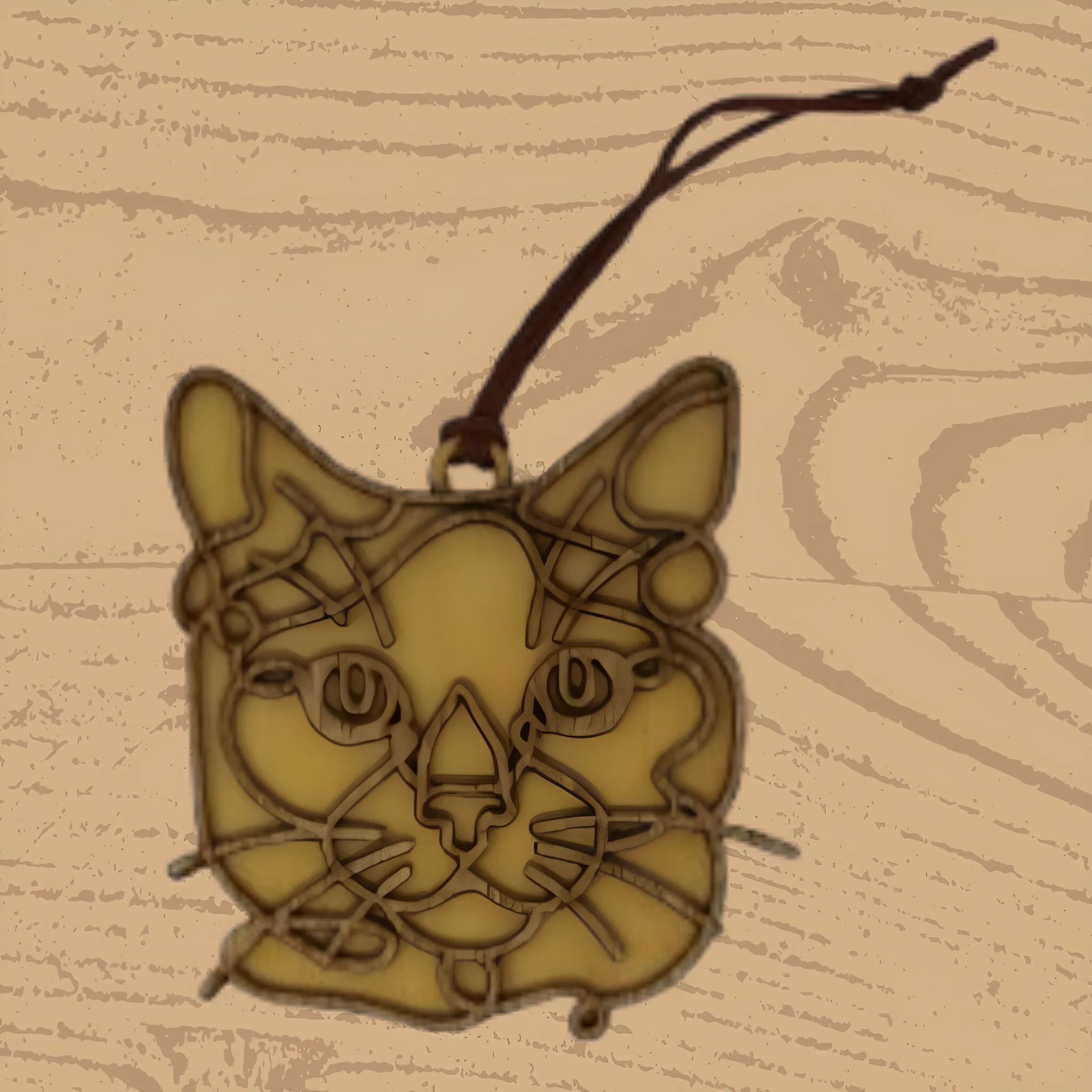Siamese Cat Ornament – Elegant Handcrafted Décor
