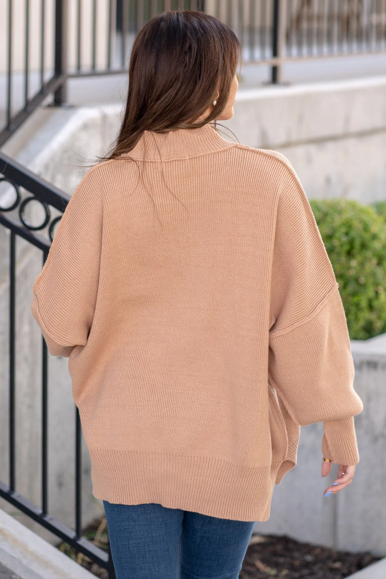 Side Sit Oversize Sweater