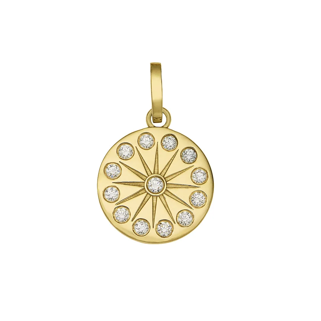 Signature Token Ray Pendant