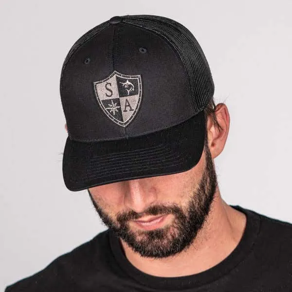SNAPBACK   2 FACE SHIELDS®   2 ARM SHIELDS®