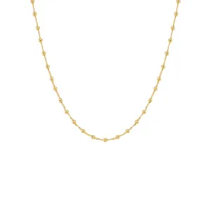 Solid Ball Chain Cuban Necklace