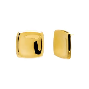 Solid Large Square Stud Earring