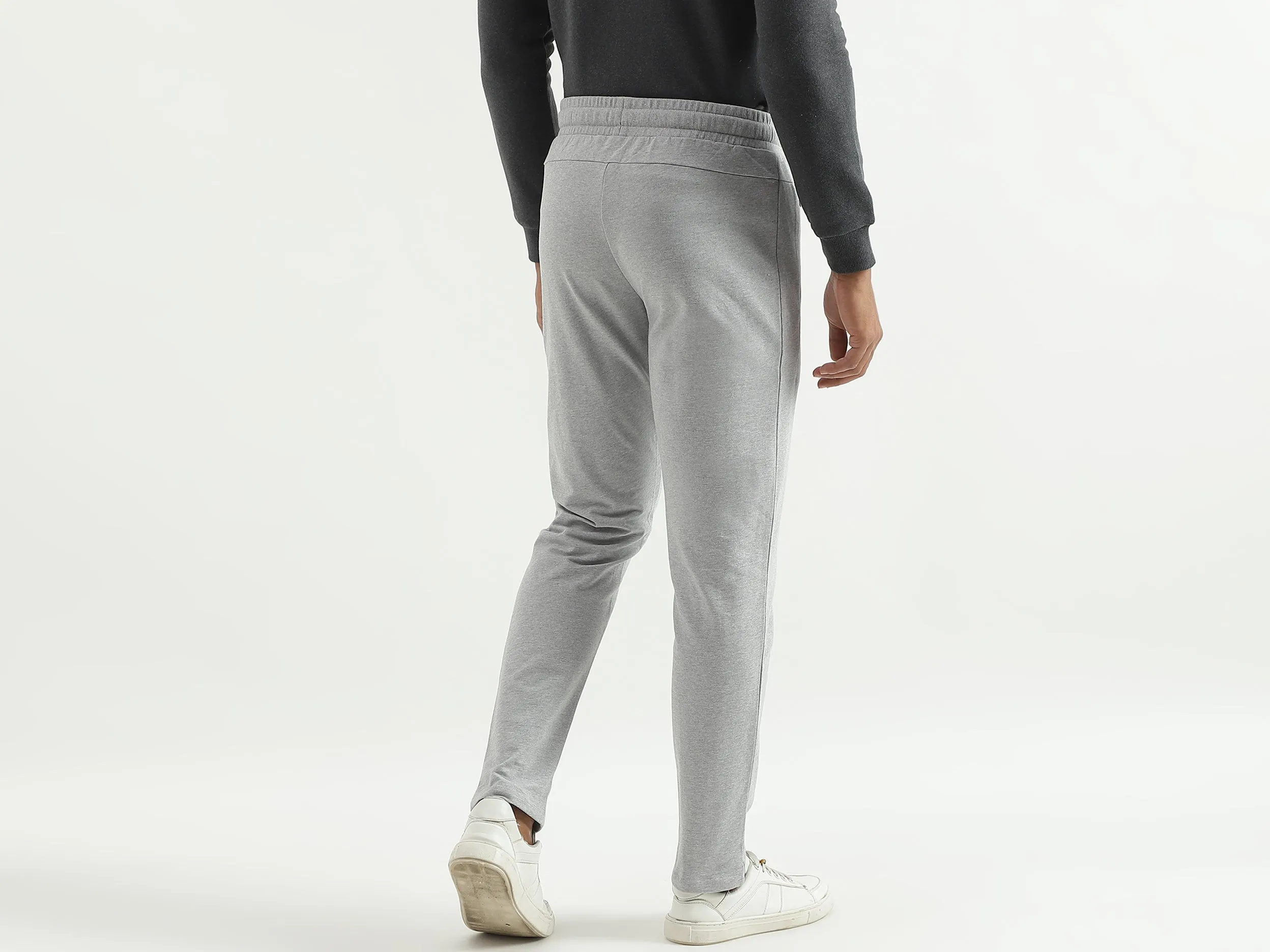 Solid Regular Fit Trousers