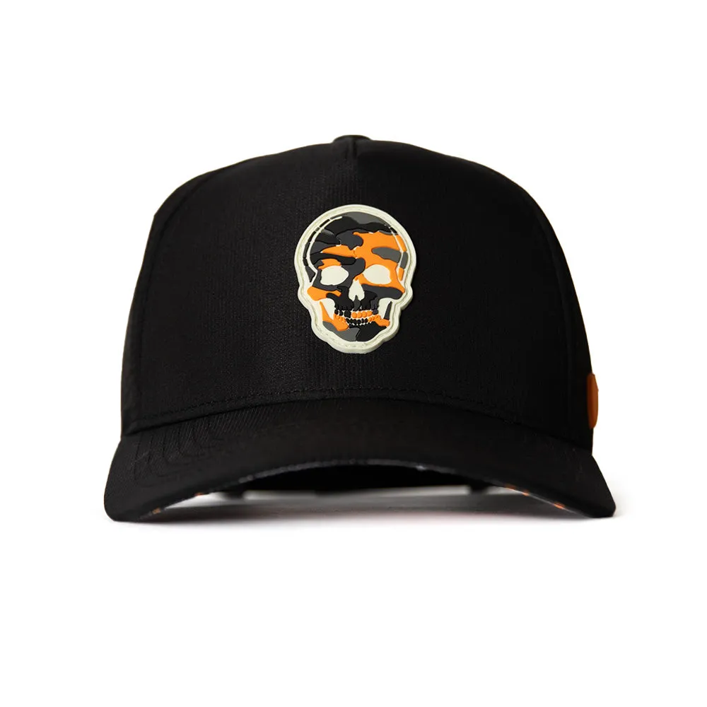 Special Edition Performance Snapback | Skull Orange Military Camo PreOrder