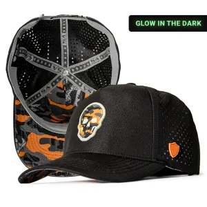 Special Edition Performance Snapback | Skull Orange Military Camo PreOrder