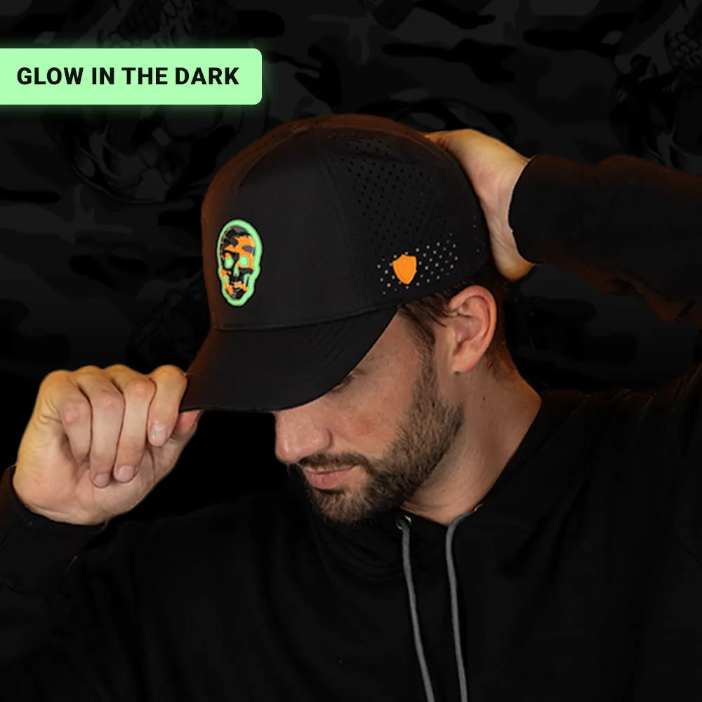 Special Edition Performance Snapback | Skull Orange Military Camo PreOrder