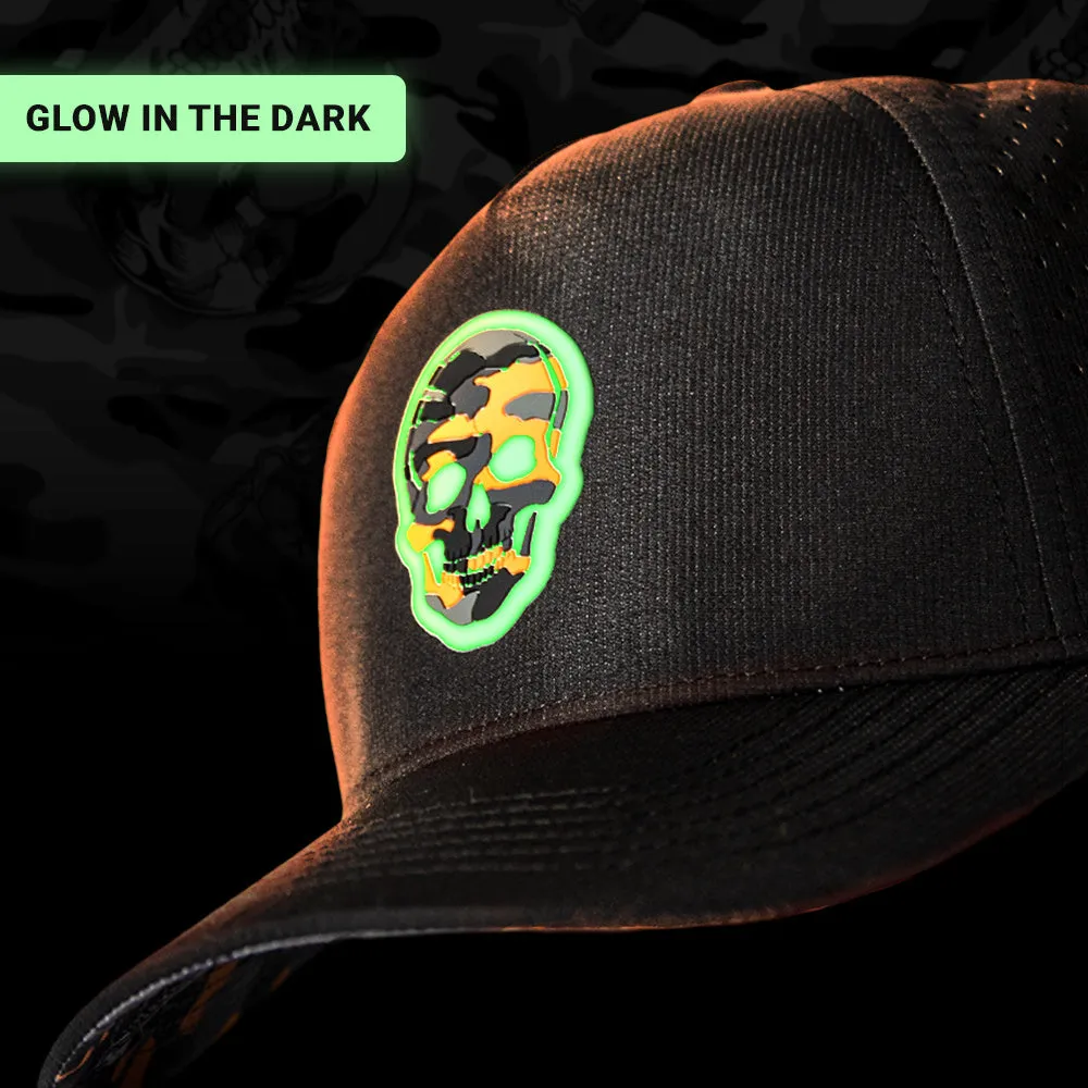 Special Edition Performance Snapback | Skull Orange Military Camo PreOrder
