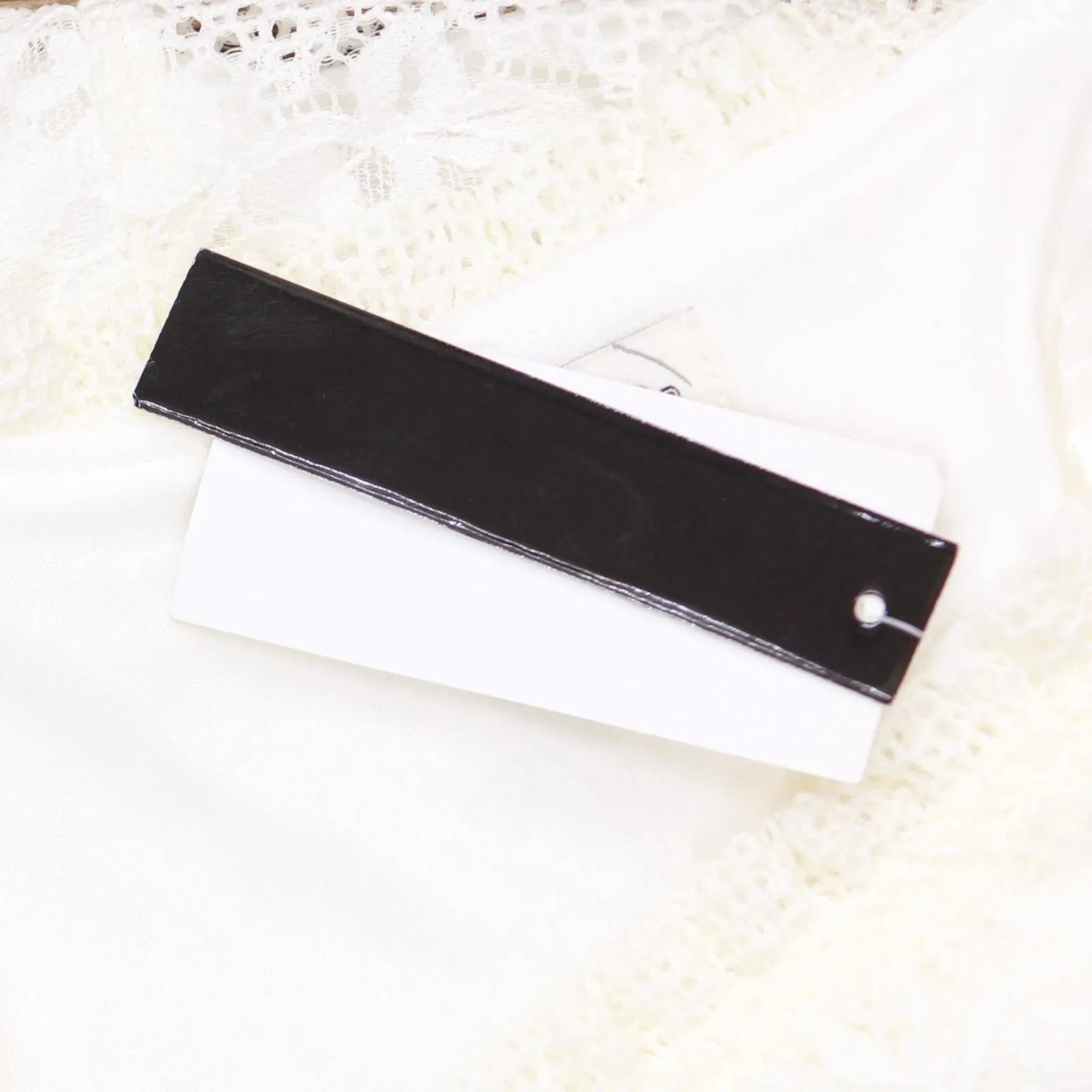 Speechless Ivory Lace Ruffled Lined Pullover Pouf Sleeve V Neck Dress
