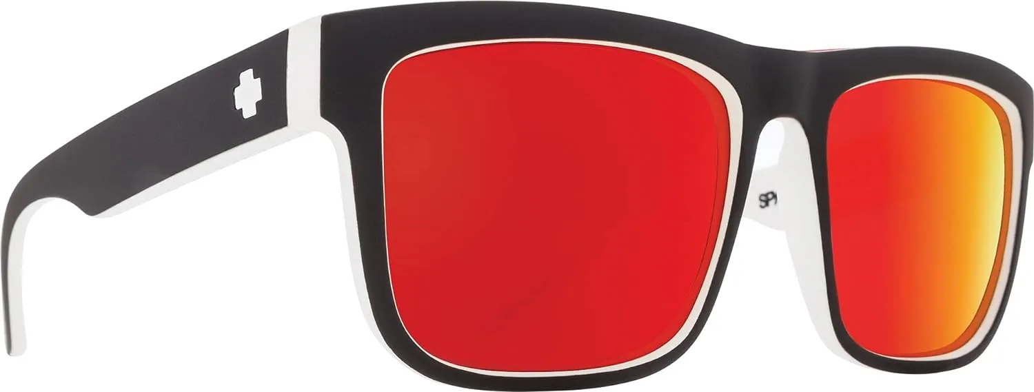 Spy Discord - Whitewall/Happy Gray Green w/Red Spectra Mirror Lens