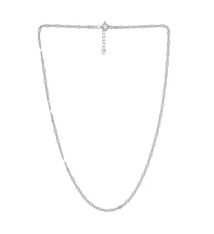 Sterling Silver 3 1 Disc Chain Necklace 45 5cm Extender