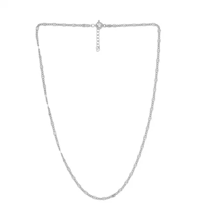 Sterling Silver 3 1 Disc Chain Necklace 45 5cm Extender