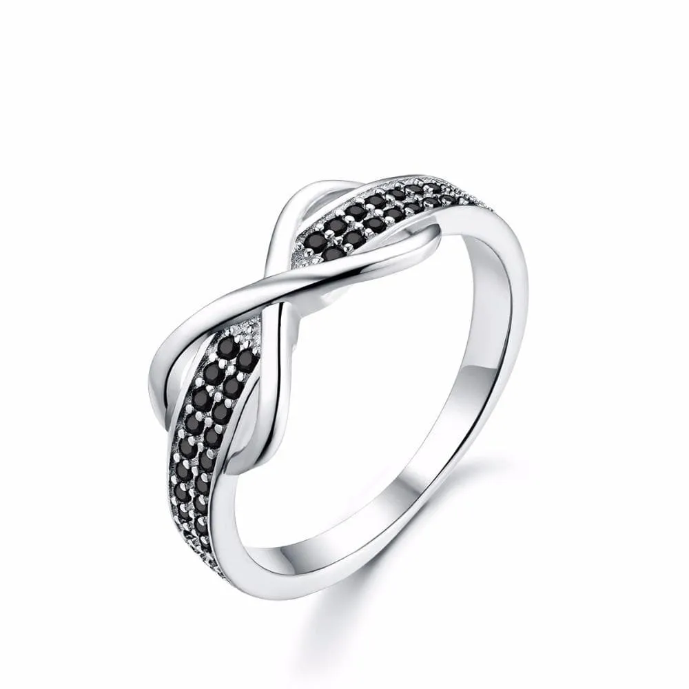 Sterling Silver Infinity fashion Rings