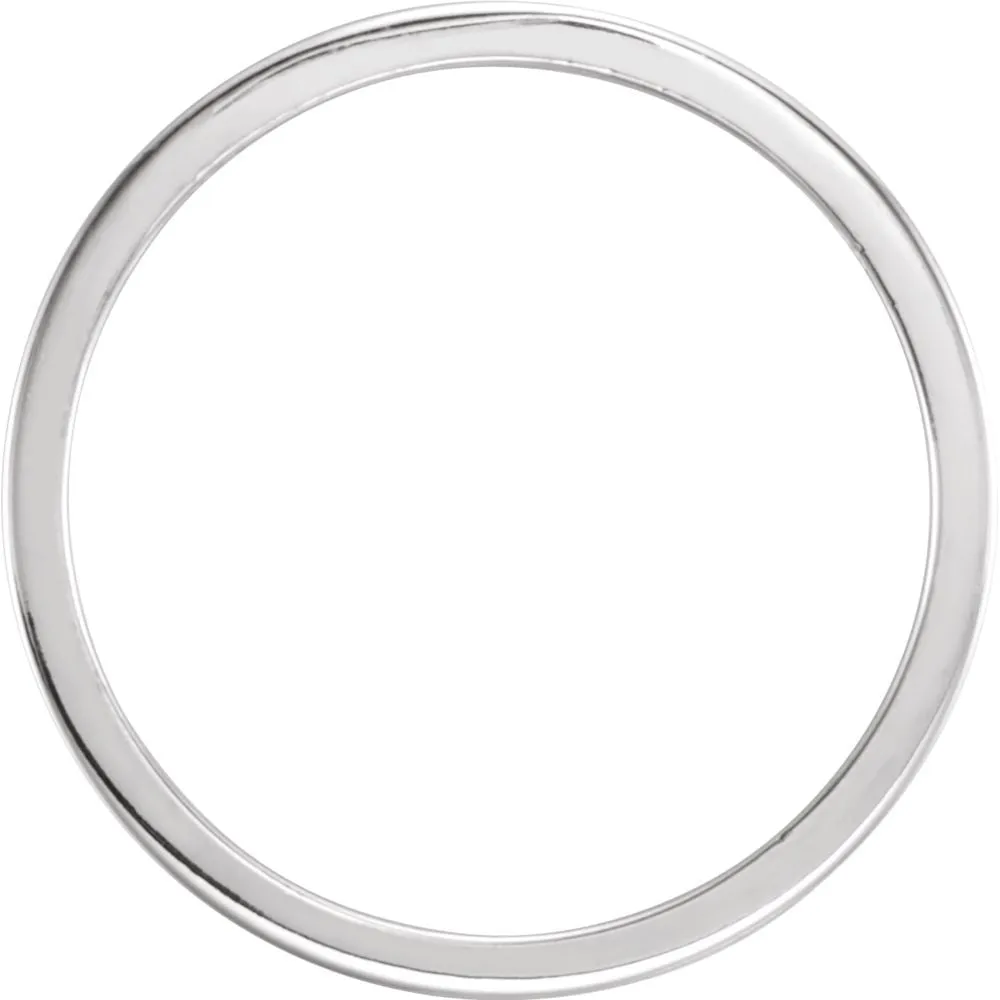 Sterling Silver Men's Fashion Ring, Size 11