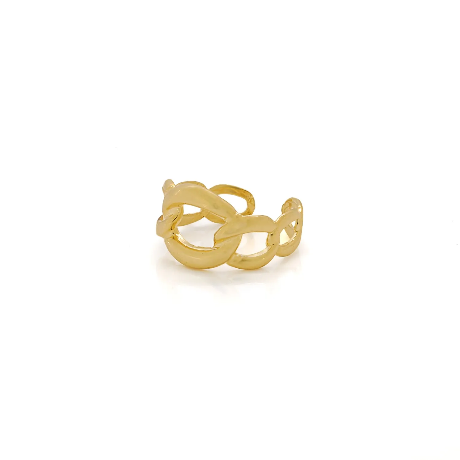 Stylish Adjustable Mira Gold Ring