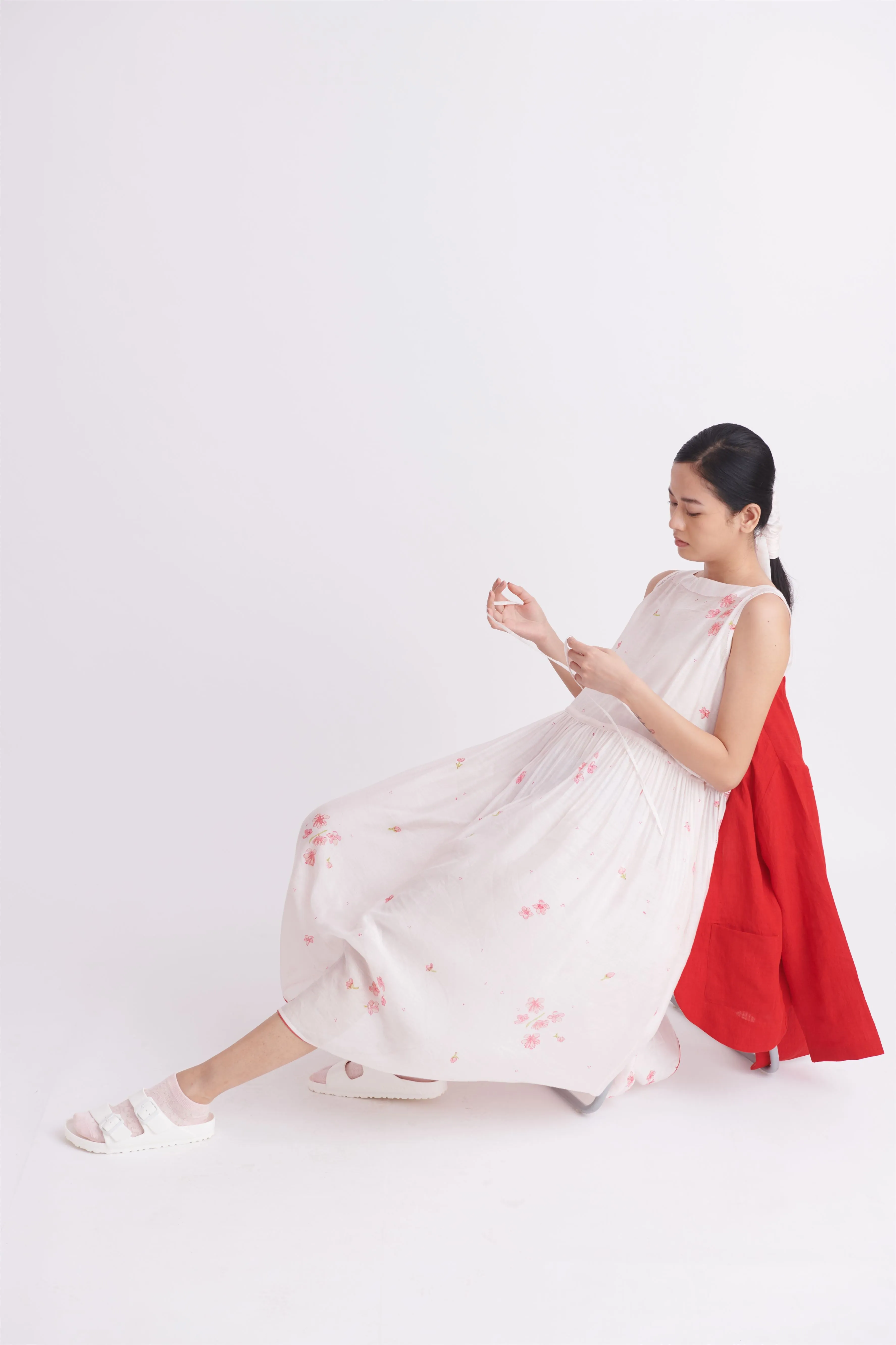 summer dress handloom silk floral print-SS2025-32-fashion edit-the plavate