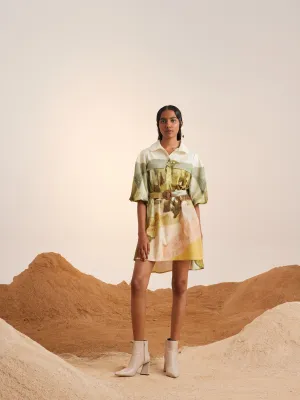 Summer Dress Short Belted-Dale-Cotton Ss23-Bsd-Dale-Cord