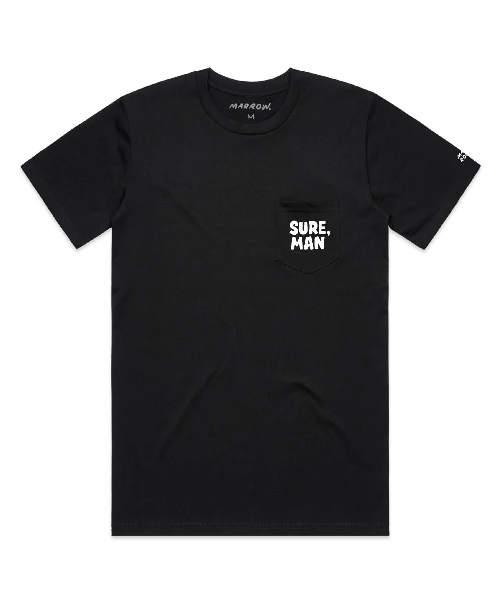 Sure, Man No Pocket - Premium Tee