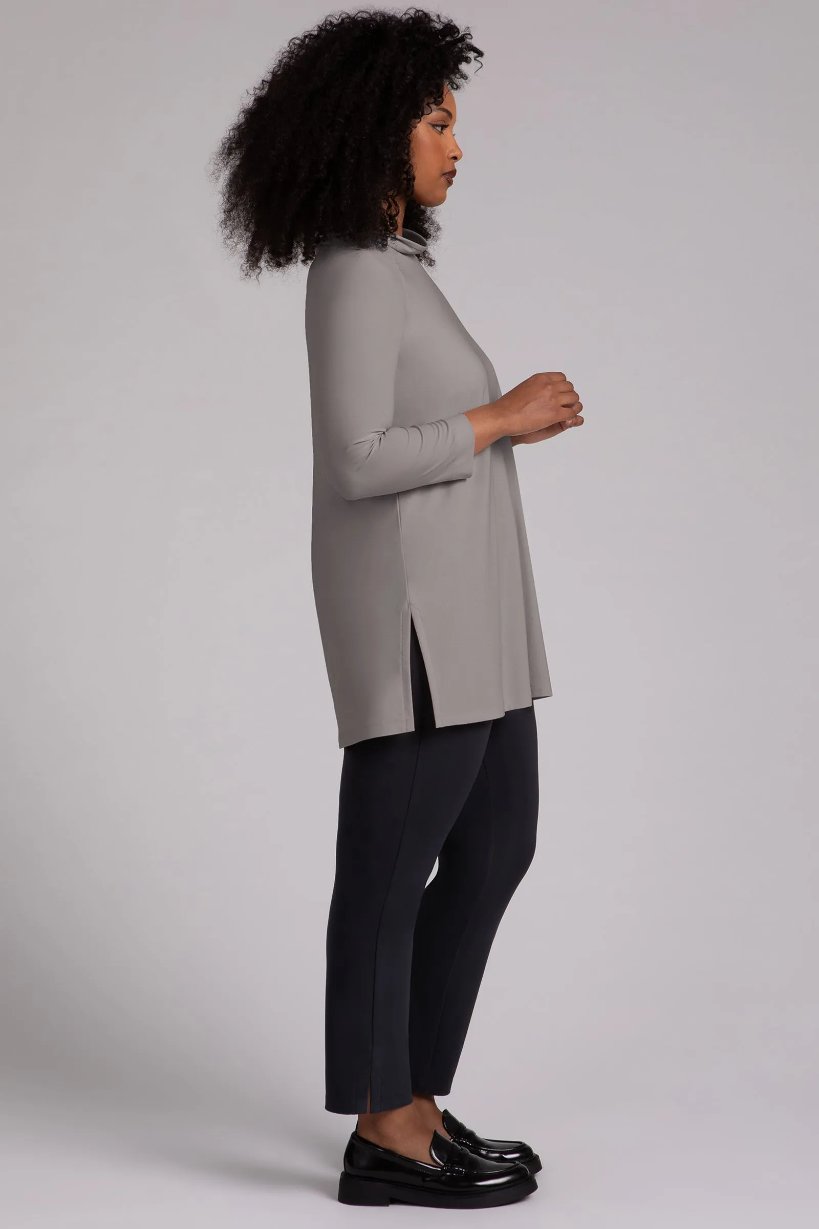 Svelte Funnel Neck Tunic