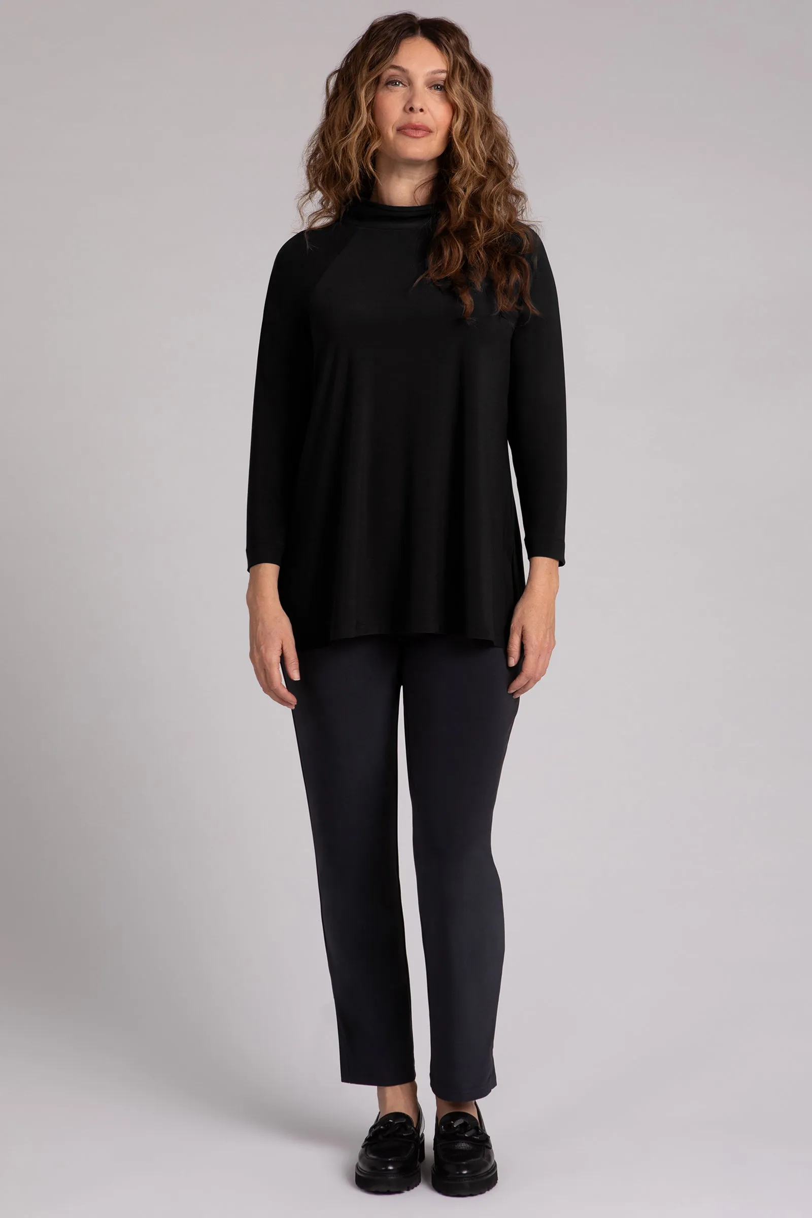 Svelte Funnel Neck Tunic
