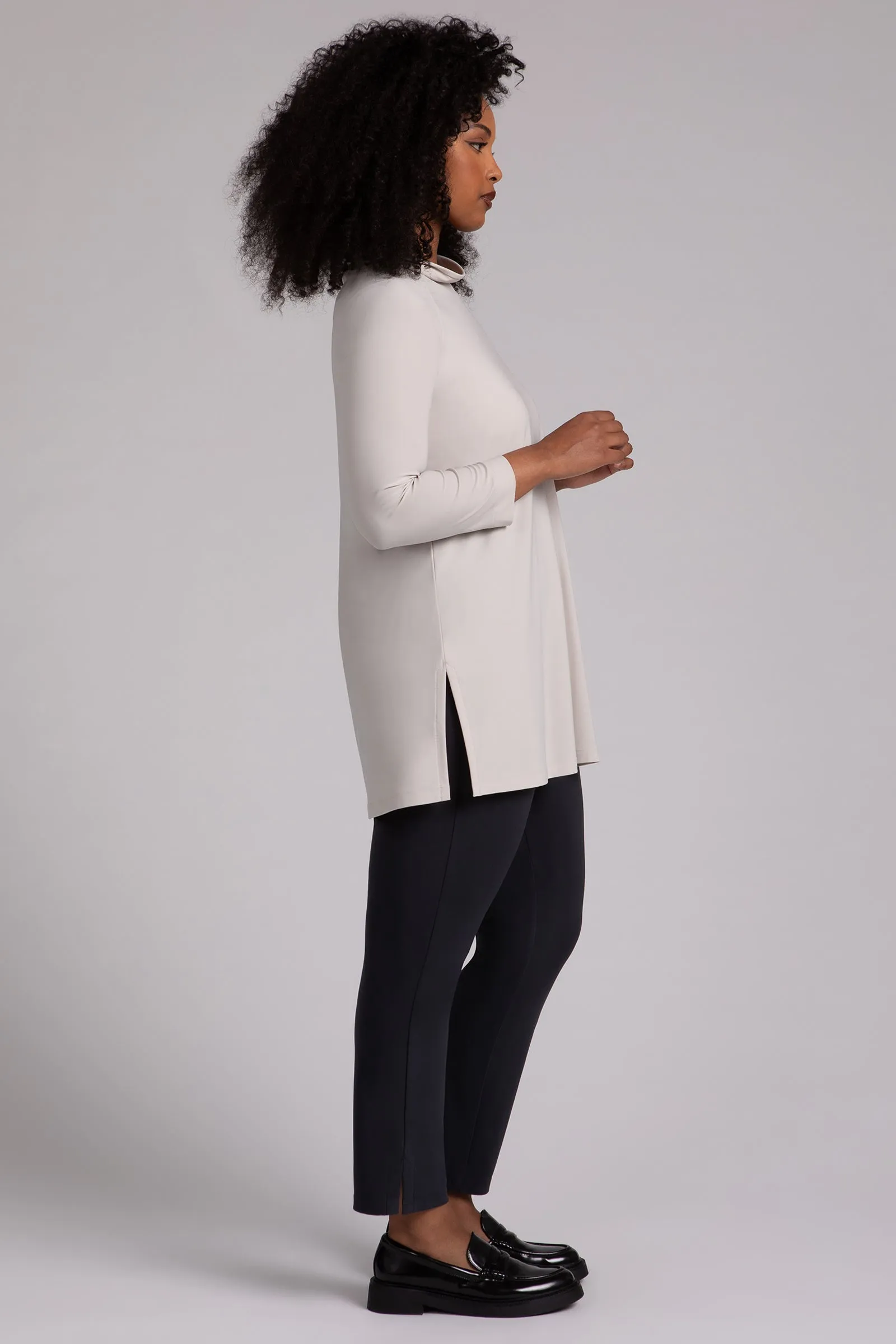Svelte Funnel Neck Tunic