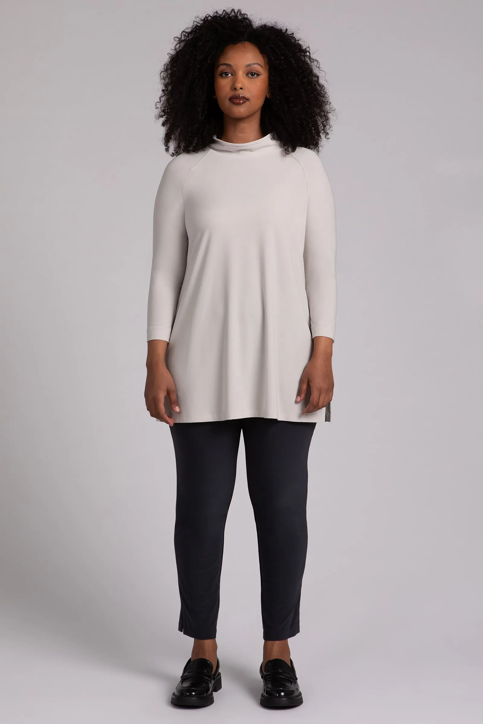 Svelte Funnel Neck Tunic