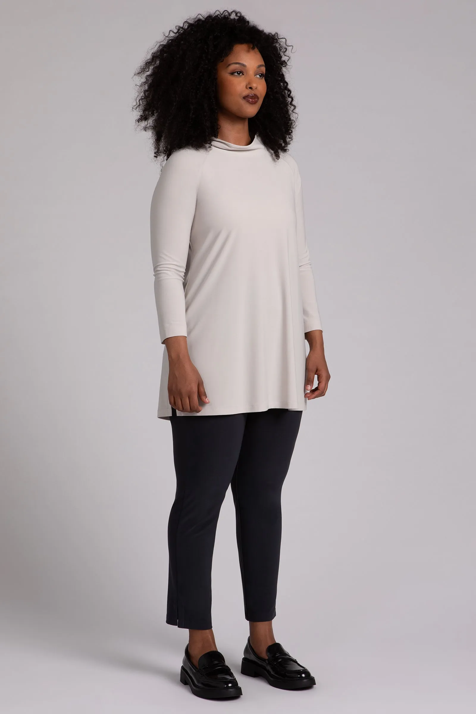 Svelte Funnel Neck Tunic