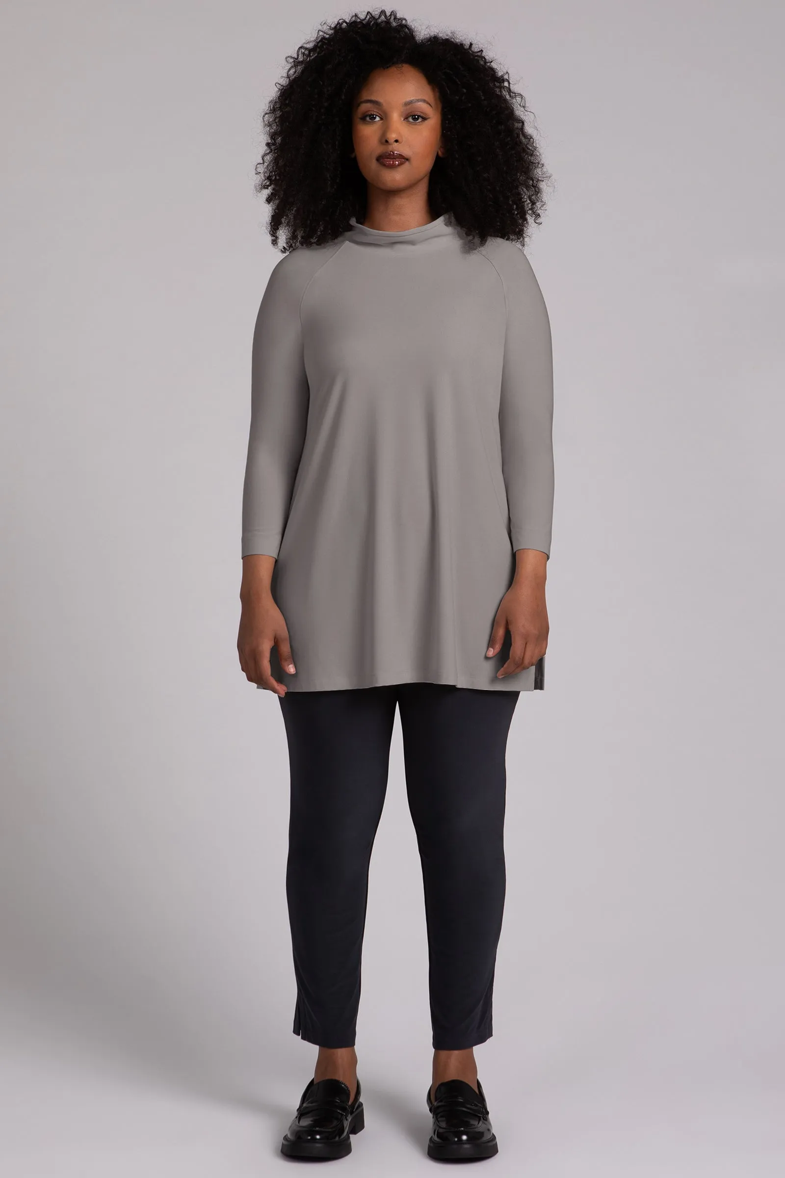 Svelte Funnel Neck Tunic