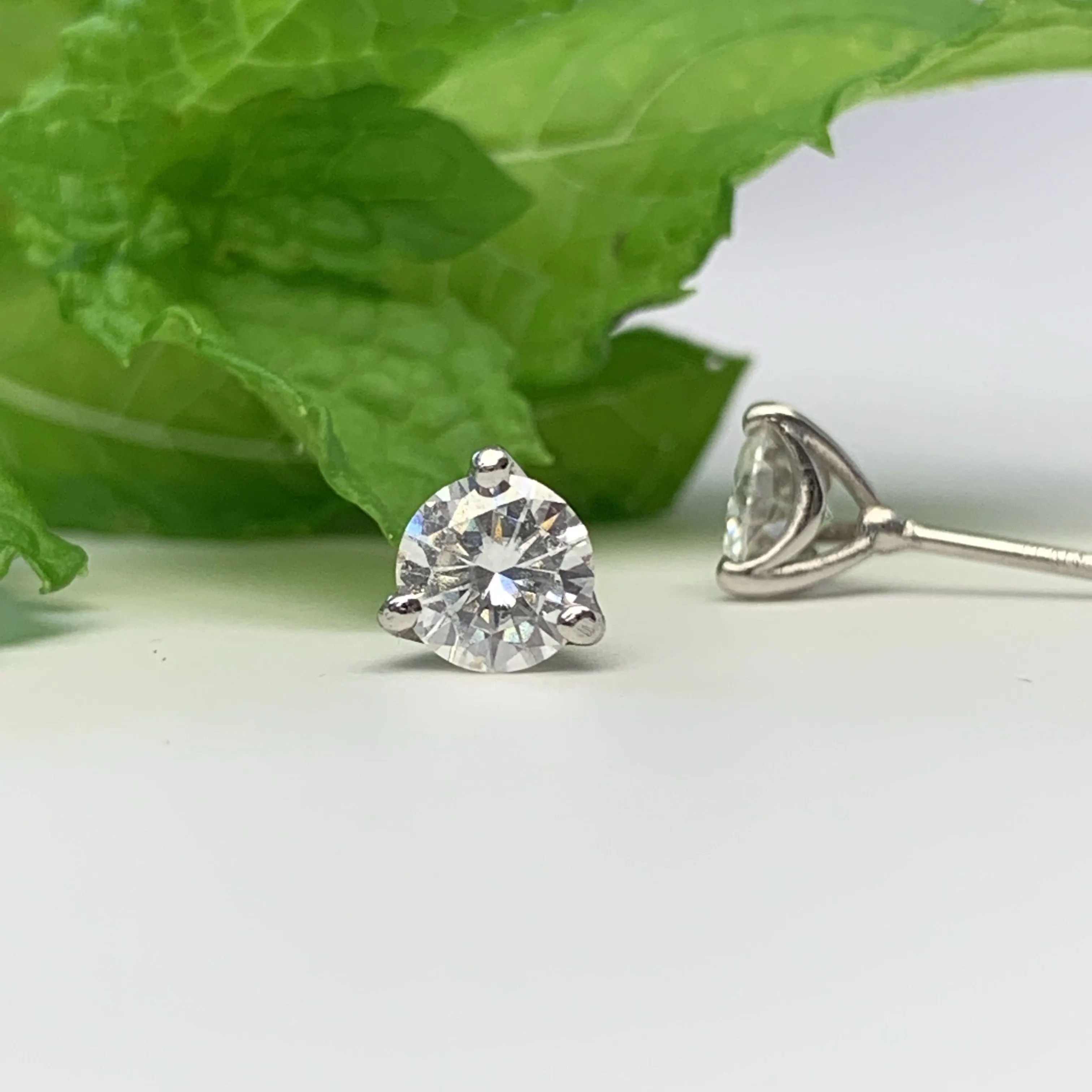 Swag Style Moissanite Earrings