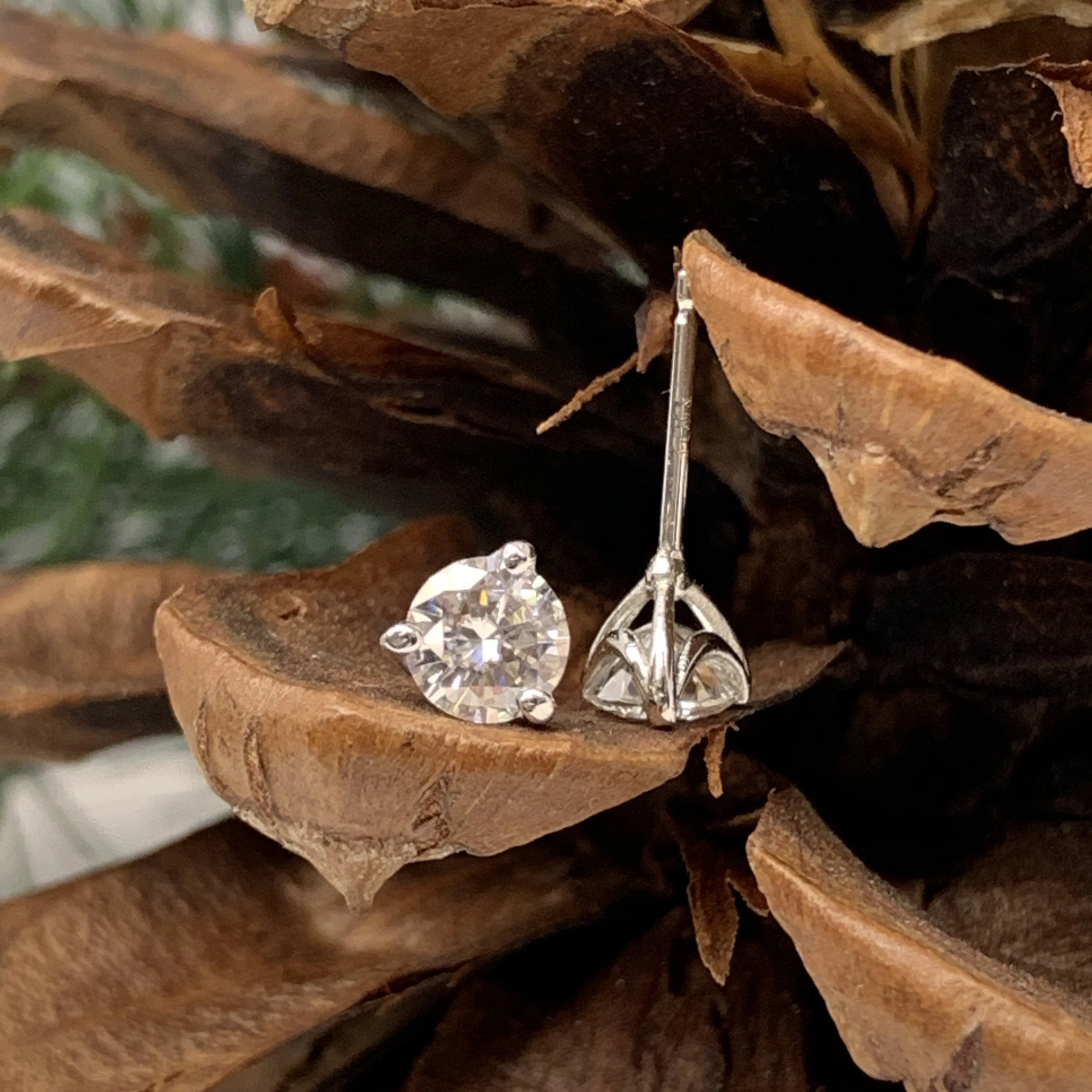 Swag Style Moissanite Earrings