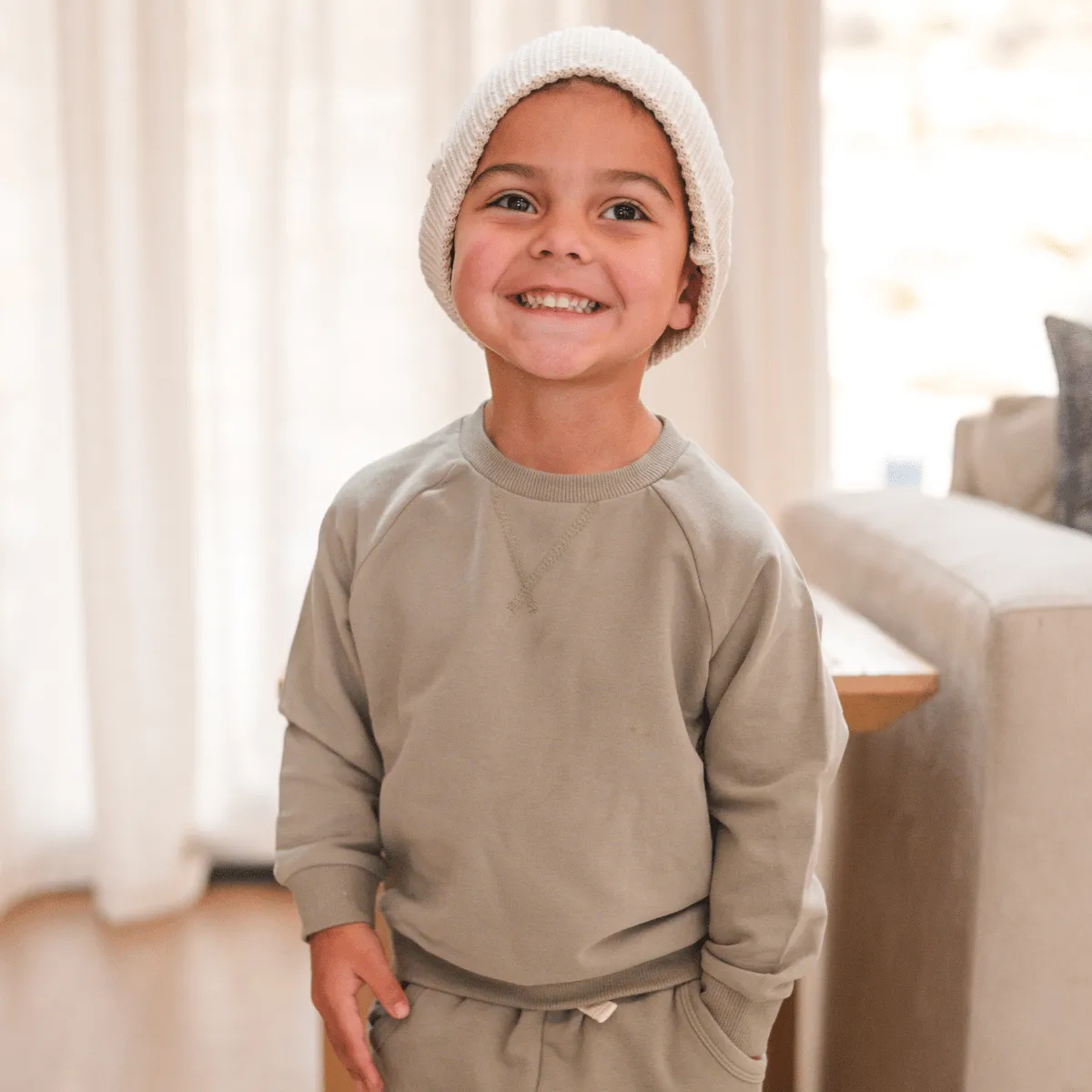 Sweatshirt   Jogger Matching Set | Sage