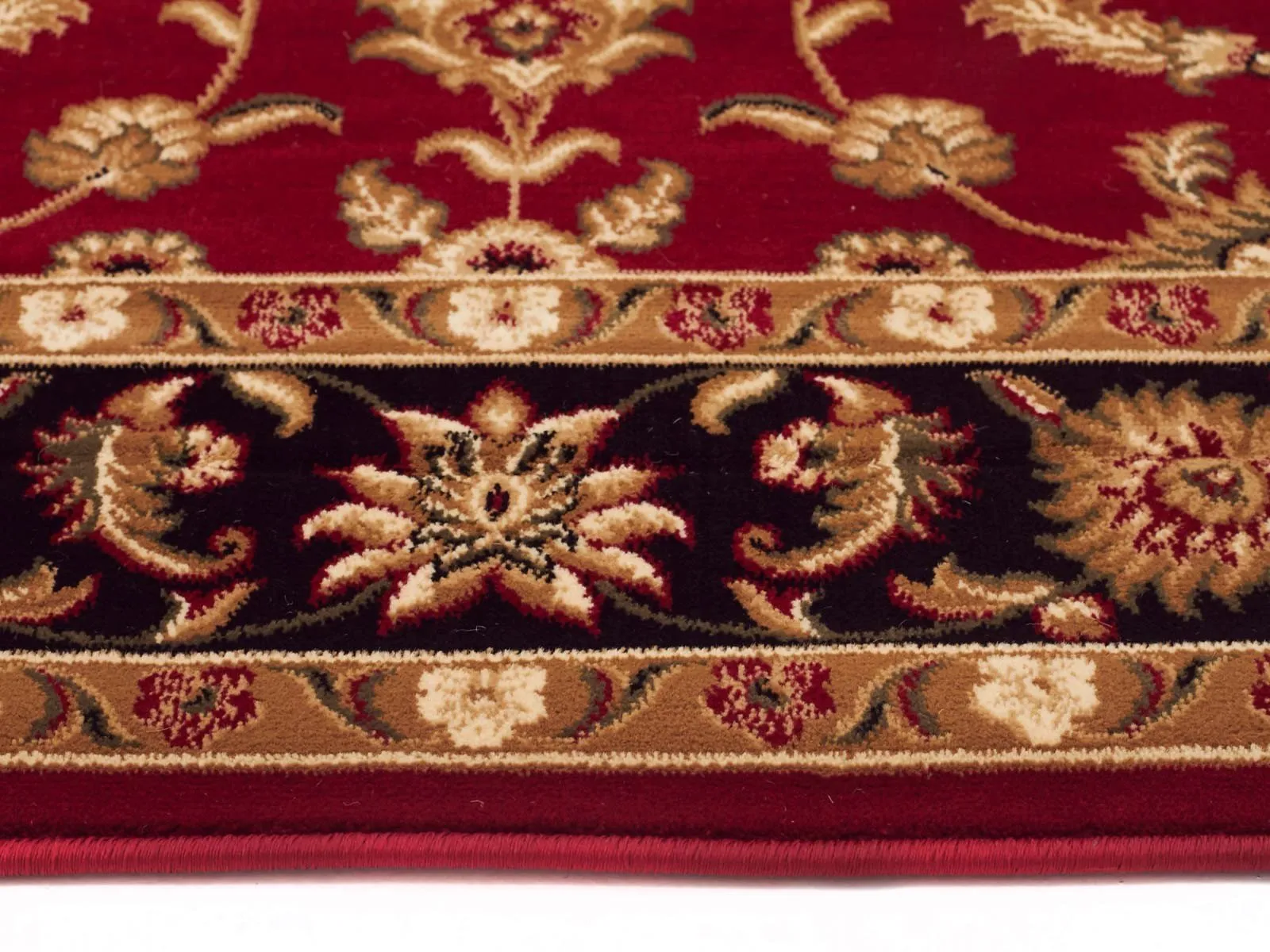 Sydney Classic Runner Red with Black Border Runner Rug