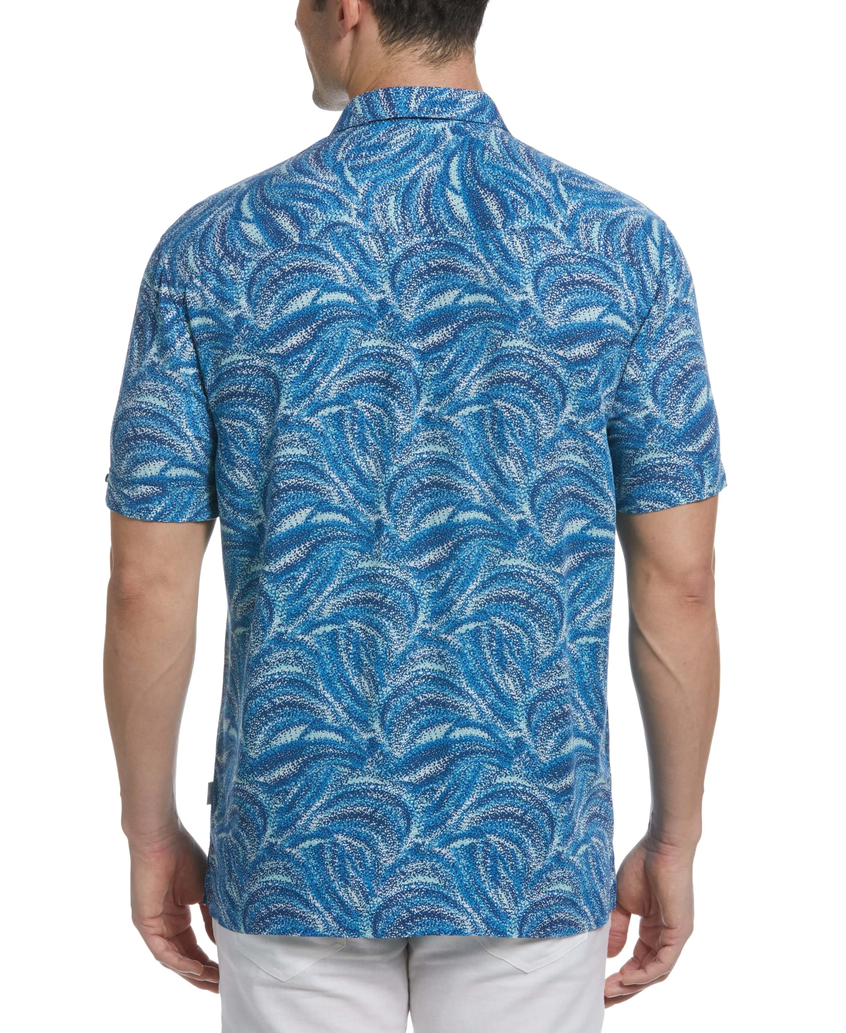 Textured Wave Print Shirt