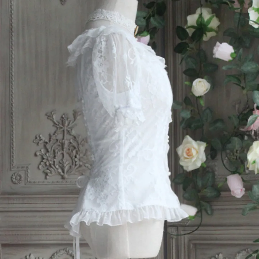 The Poem of Roses Elegant Lolita Short Sleeve Shirt