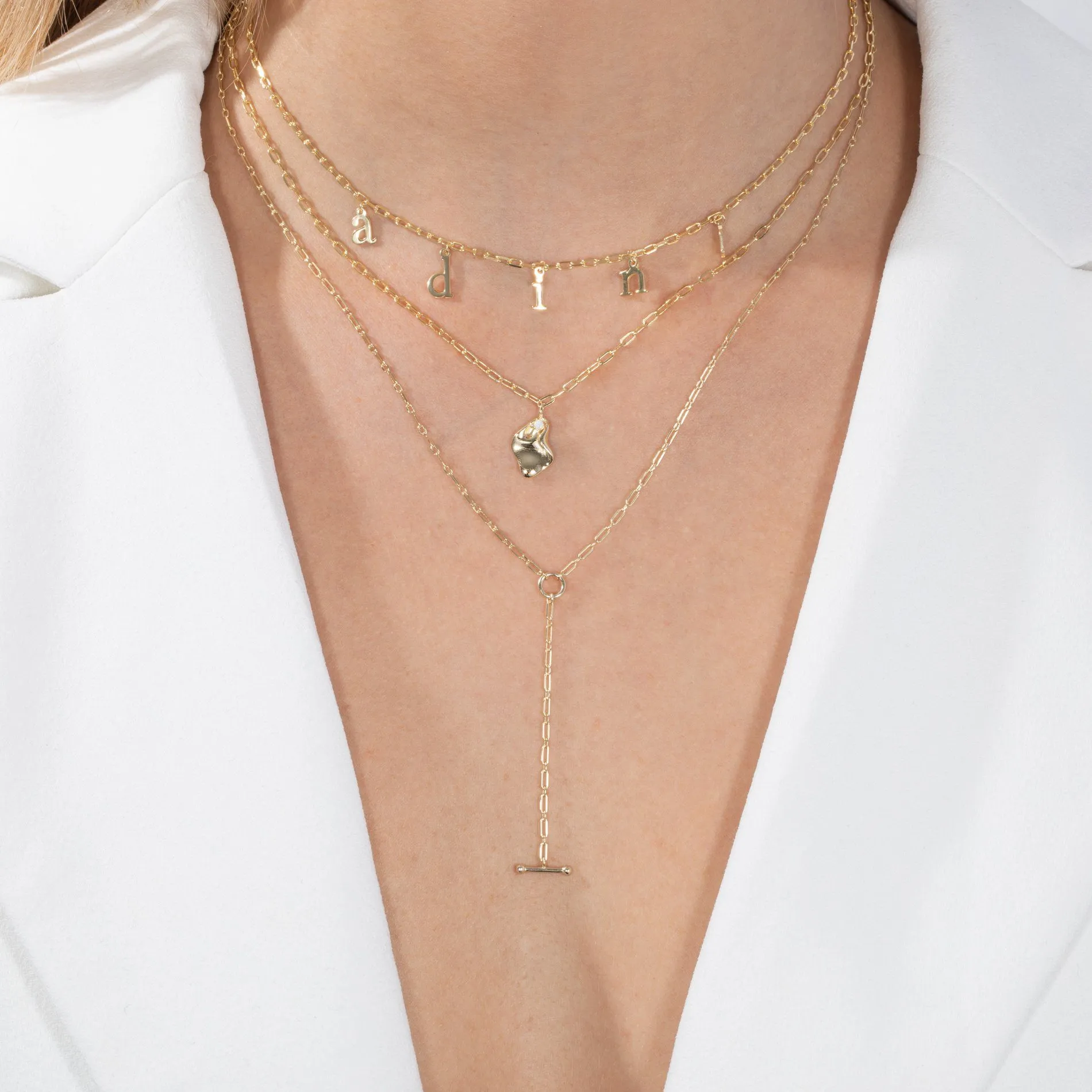 Thin Open Link Lariat