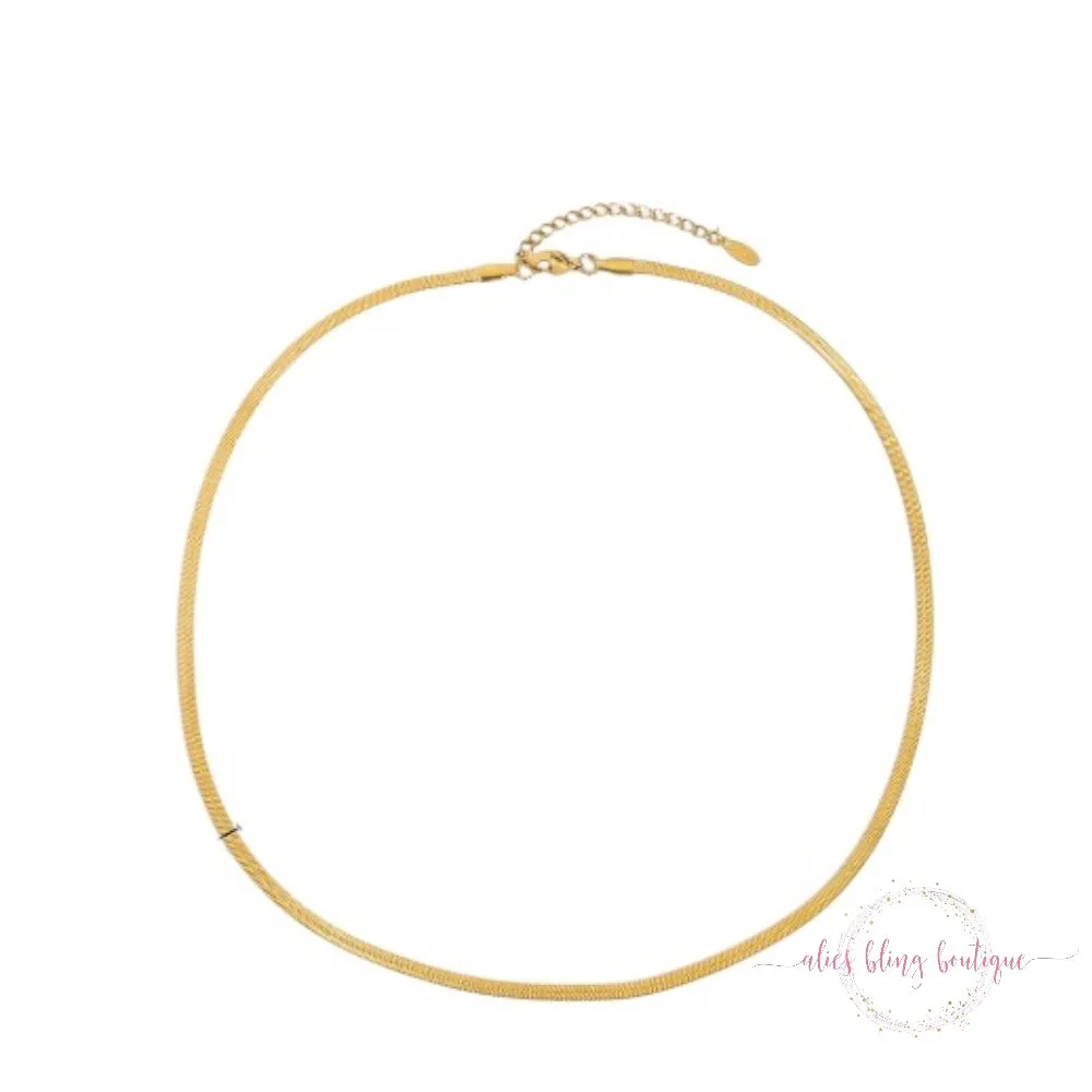 Timeless Grace - Gold Necklace 3mm