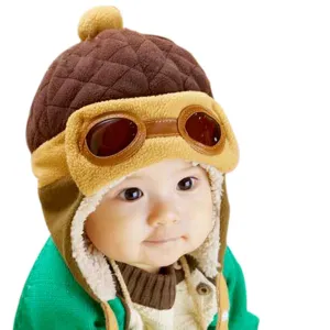 Toddlers Cool Baby Boy Girl Kids Infant Winter Pilot Warm Cap Bomber Hat