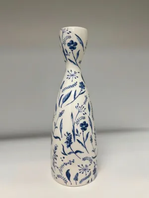 Victorian Style Ginger Jar Candle Stick Holder