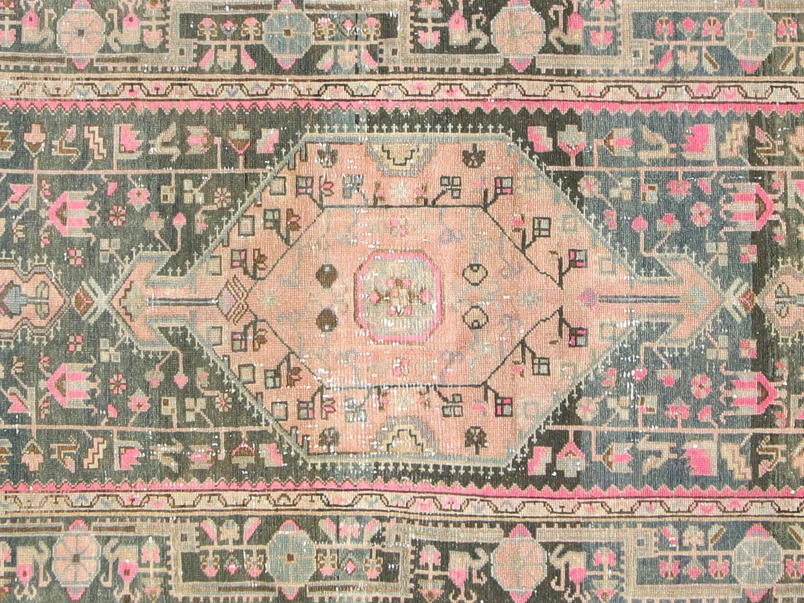 Vintage Persian Melayer Runner - 3'7" x 14'2"