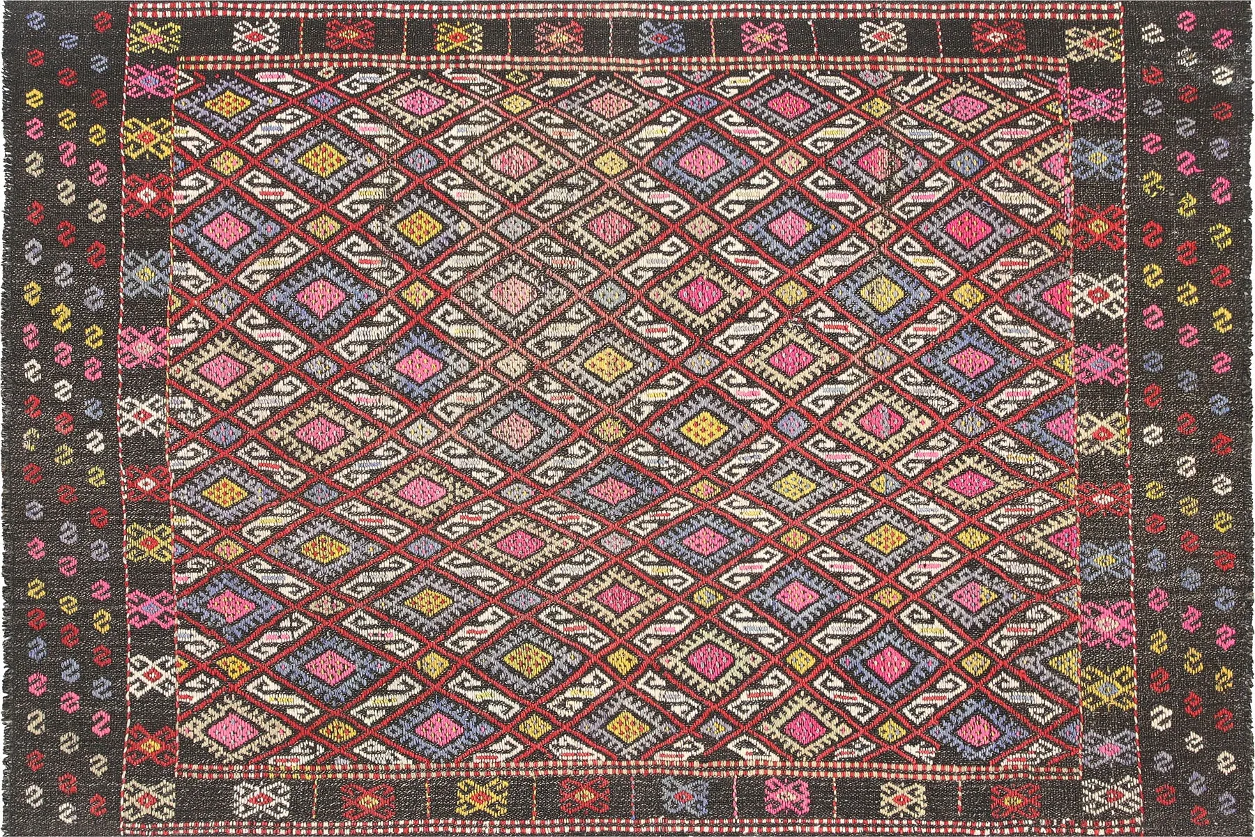Vintage Turkish Kilim - 4'3" x 6'5"