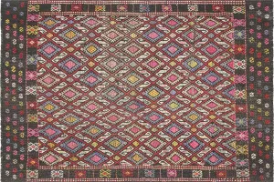 Vintage Turkish Kilim - 4'3" x 6'5"