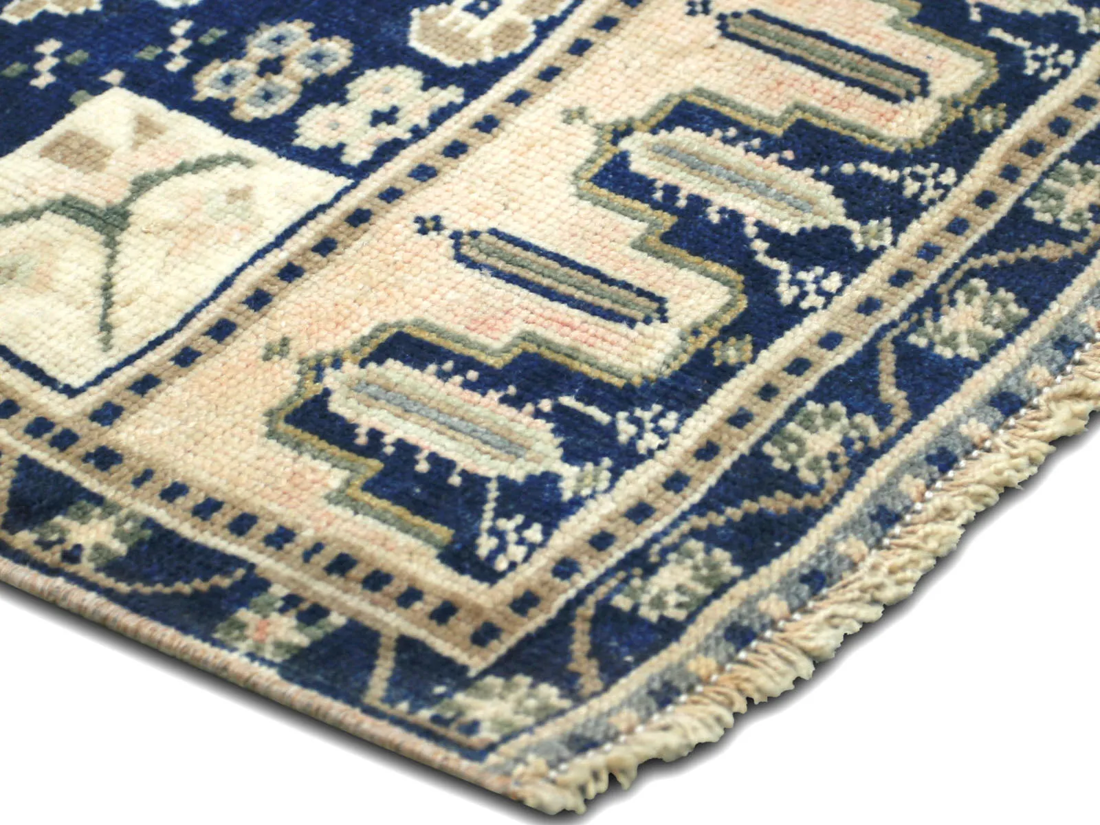 Vintage Turkish Oushak Yastic - 1'8" x 3'9"