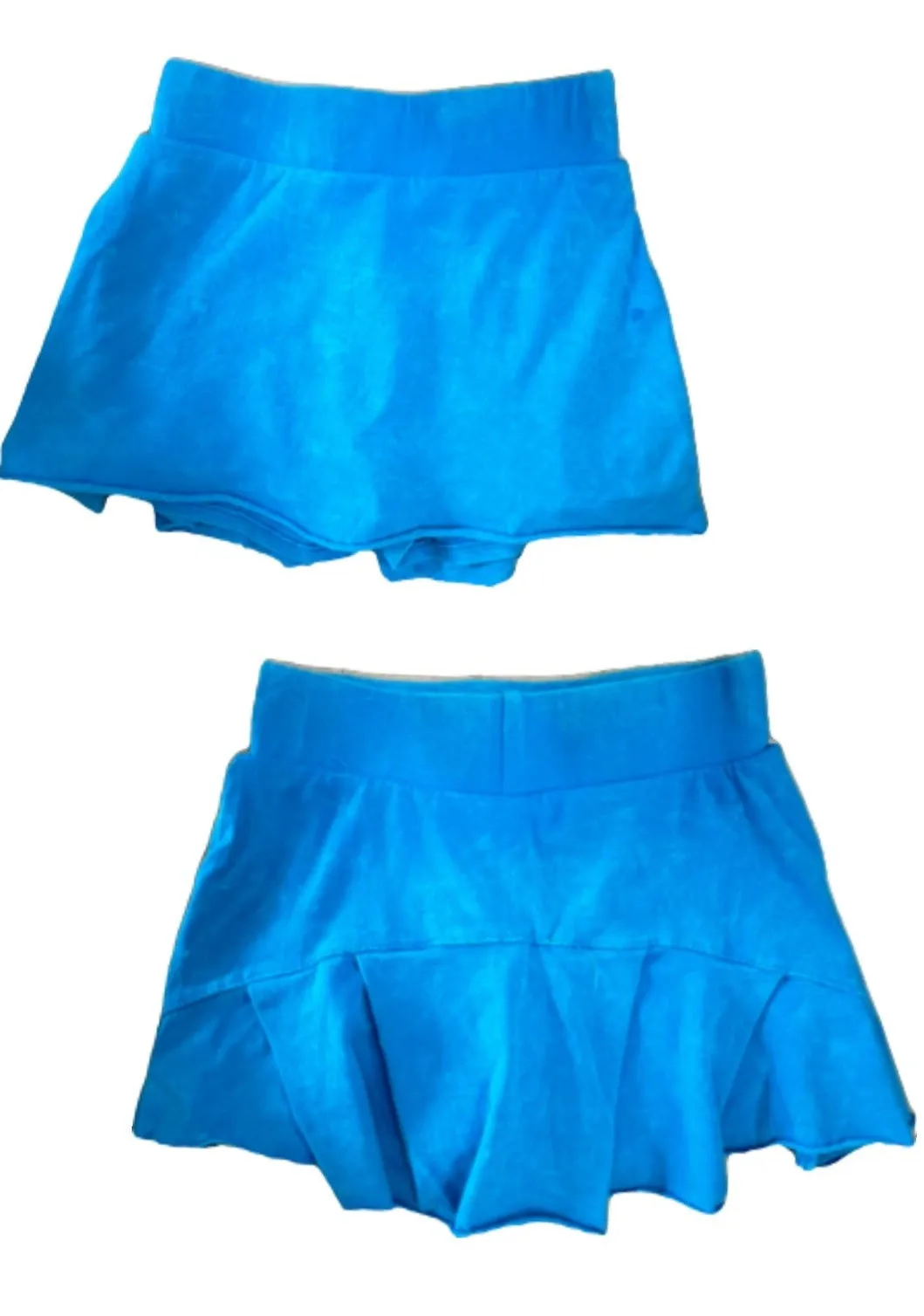 Vintage Washed Skort-Turquoise..