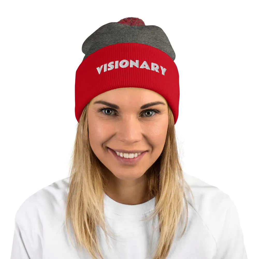 VISIONARY BH | Premium STMT Design Pom Pom Beanie Hat