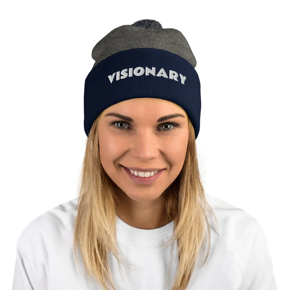VISIONARY BH | Premium STMT Design Pom Pom Beanie Hat