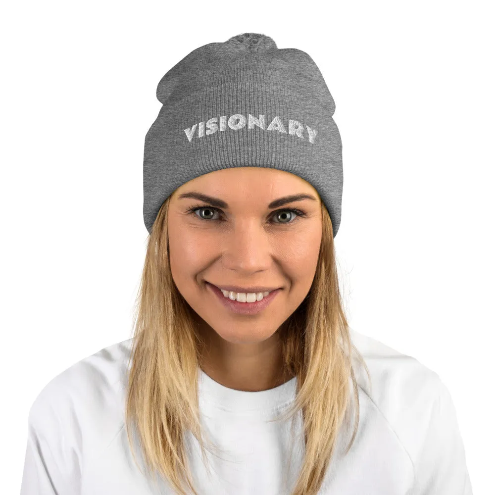 VISIONARY BH | Premium STMT Design Pom Pom Beanie Hat