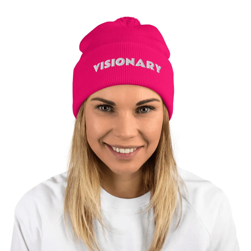 VISIONARY BH | Premium STMT Design Pom Pom Beanie Hat