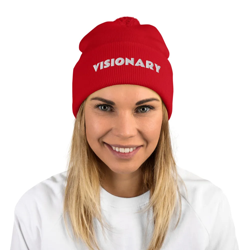 VISIONARY BH | Premium STMT Design Pom Pom Beanie Hat