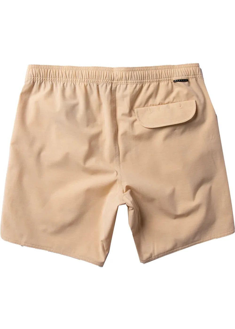 VISSLA SOLID SETS ECOLASTIC 17.5" BOARDSHORT GOLD HOUR